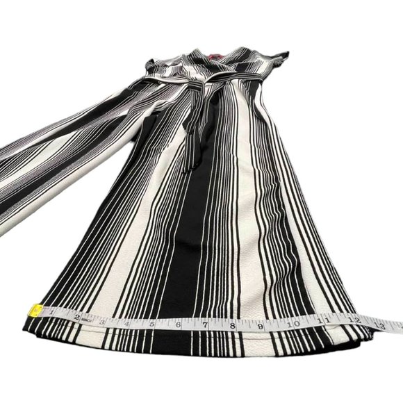 Hot Kiss Wide Leg Surplice Striped Jumpsuit with Tie Front XL - Picture 3 of 12